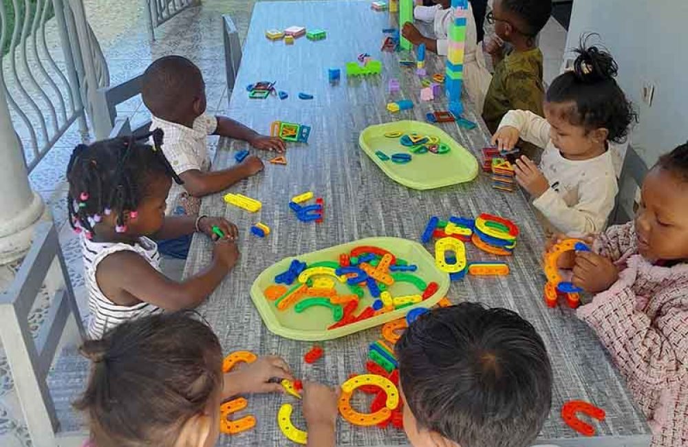 children of various backgrounds at Learning Wonder Academy Kigali Rwanda